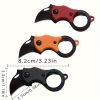 3PC EDC Small Folding Knife Wilderness Survival Adventure Multi-Purpose Knife Open Box Knife Open Express to Outdoor Rope Cutting Specialized Knife