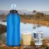 Filter Water Bottle Sports Water Bottle Foldable Portable Water Filter For Camping Hiking Water Purifier Outdoor Supplies