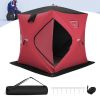 Portable 2 Person Ice Shanty with Cotton Padded Walls